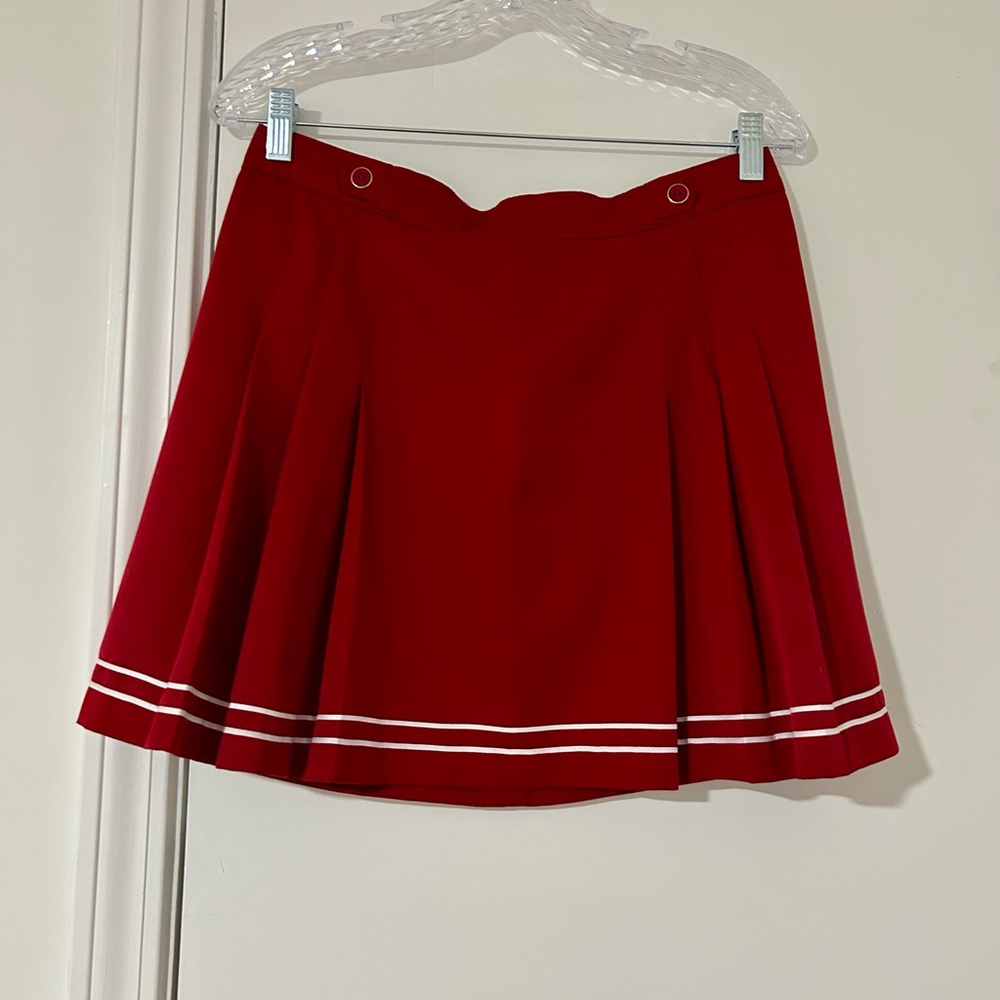 Tail Tennis Skirt Red with White Stripes Vintage Size 8